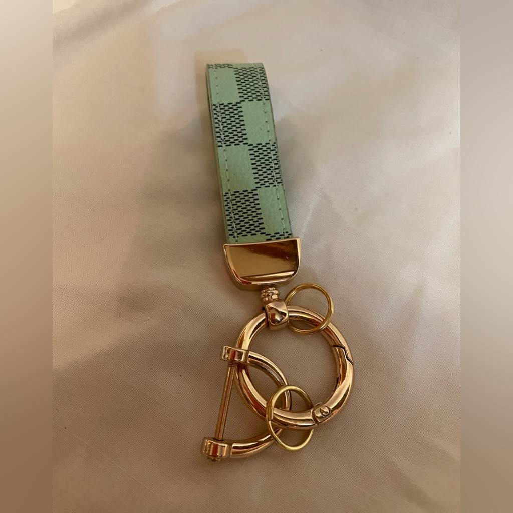 Checkered Keychain